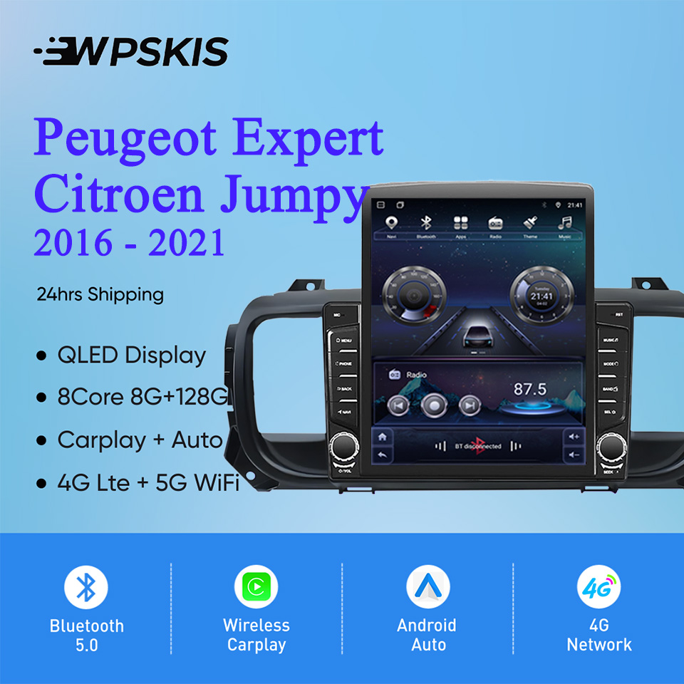 Cassette Tape Head - 8Core 8 + 128G CarPlay Auto