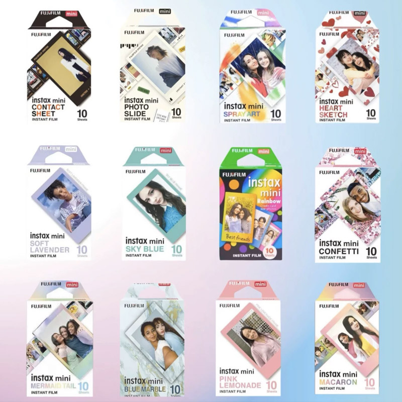 Super 8 Film Reel - ฟิล์ม Fujifilm Instax Mini สีขาวขาวดำ 10/20
