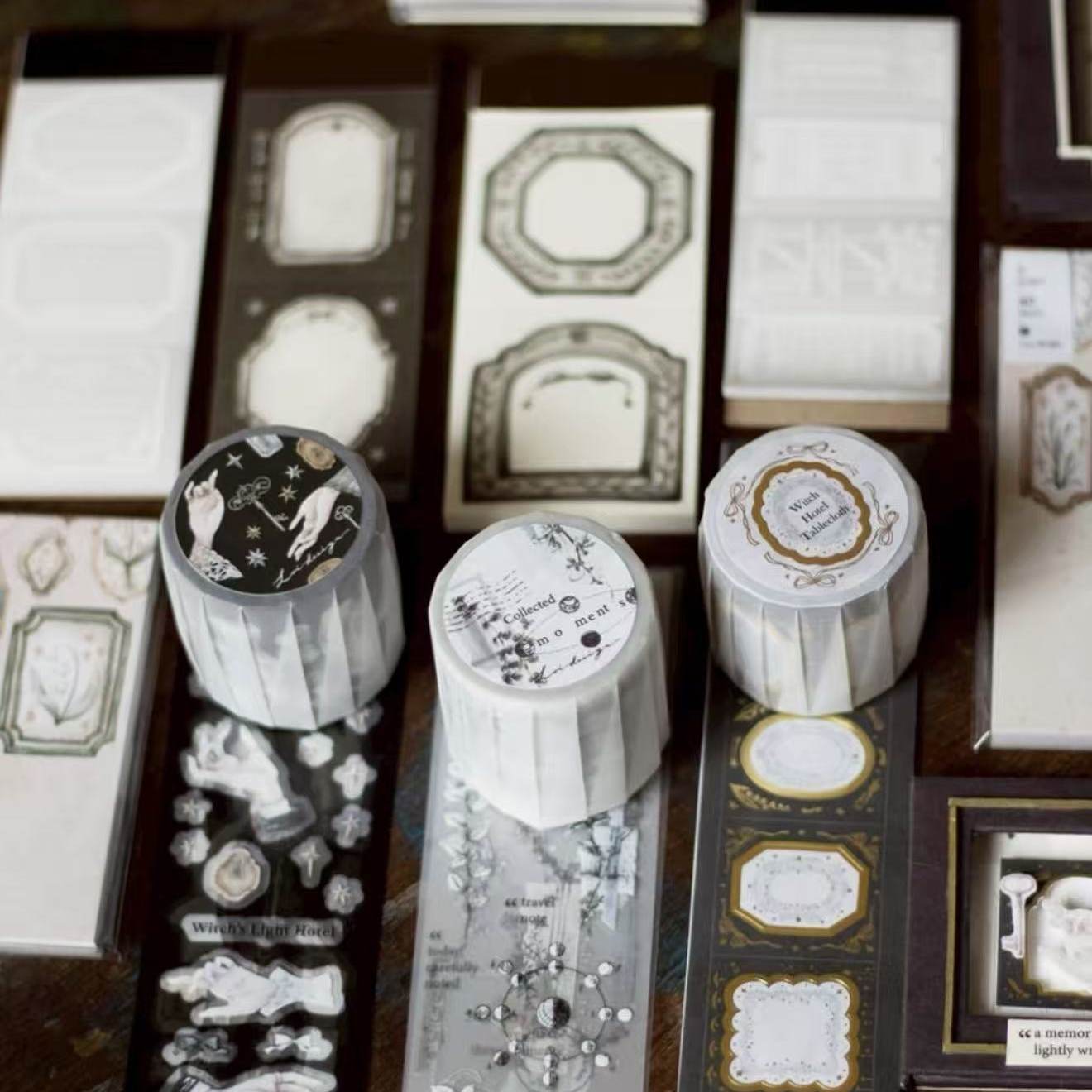 Vintage Collectible Cards - โลอิไดไซน์ วินเทจ วิทช์'ส ไลท์ โฮเทล เทปกระดาษวาชิ