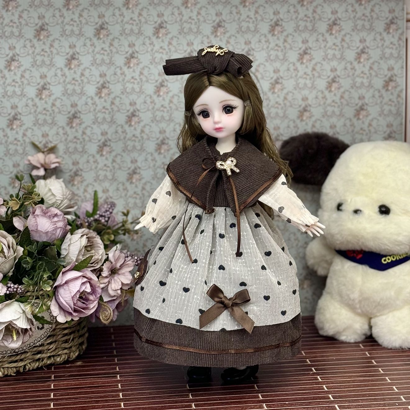 Collectible Vintage Matches - ตุ๊กตา BJD สไตล์วินเทจหวาน ขนาด 30 ซม.