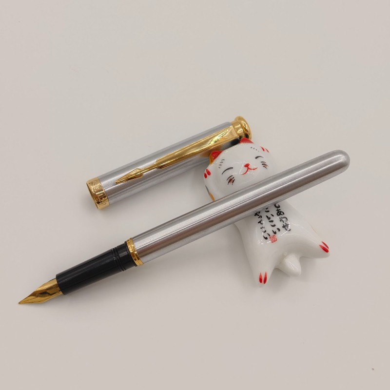 Vintage Collectible Pens - ปากกาหมึกซึมวิงซอง 20 สีเงิน ลดราคา ปากกาเหล็กทั้งตัว หัวเขียน