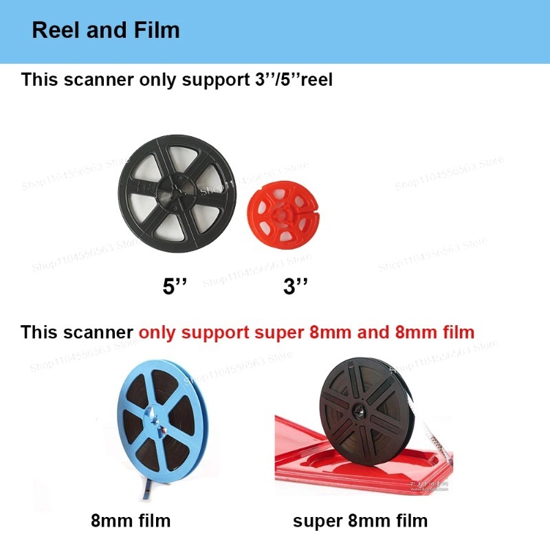 เครื่องสแกนฟิล์มดิจิตอล Winait - Super 8 Film Reel บทวิจารณ์และราคา