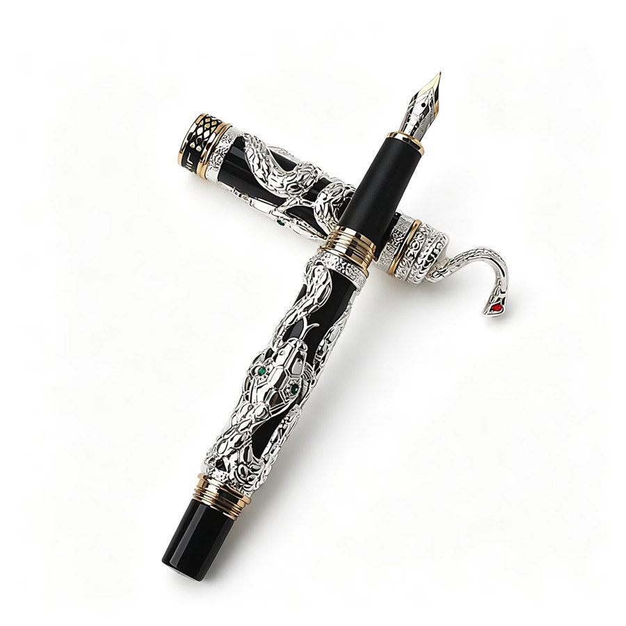 ปากกาหมึกซึมลายงูสุดหรูจากจินห - Vintage Collectible Pens บทวิจารณ์และราคา