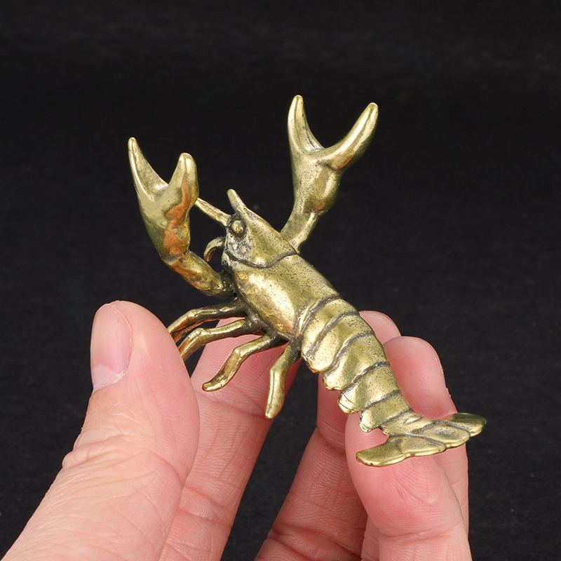 ของตกแต่งรูปกุ้งก้ามกรามทองเหล - Vintage Collectible Pens บทวิจารณ์และราคา