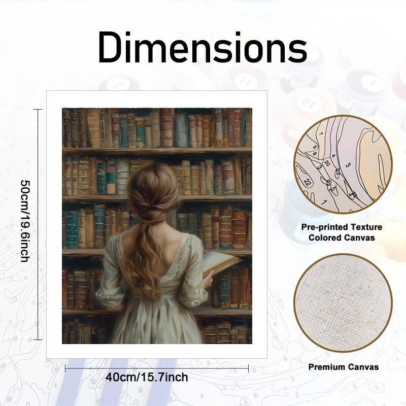 ชุดภาพวาดสีอะคริลิค DIY ระบายส - Vintage Things Collection บทวิจารณ์และราคา