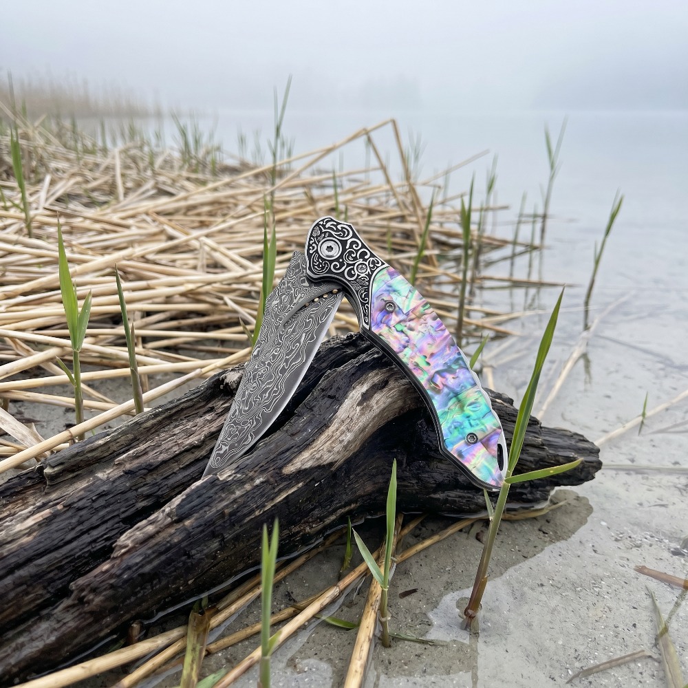 มีดพับลายดามัสกัสแบบวินเทจใหม่ - Vintage Collectible Pocket Knives บทวิจารณ์และราคา