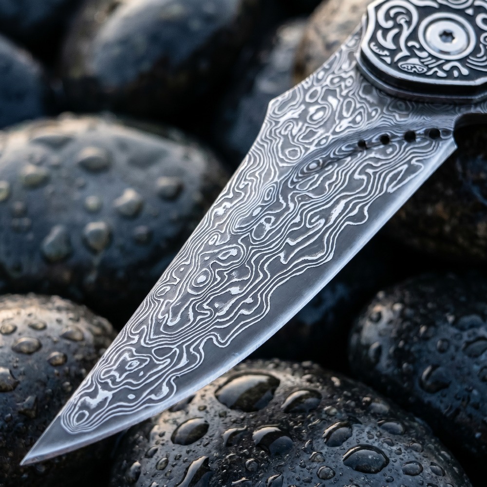 มีดพับลายดามัสกัสแบบวินเทจใหม่ - Vintage Collectible Pocket Knives บทวิจารณ์และราคา