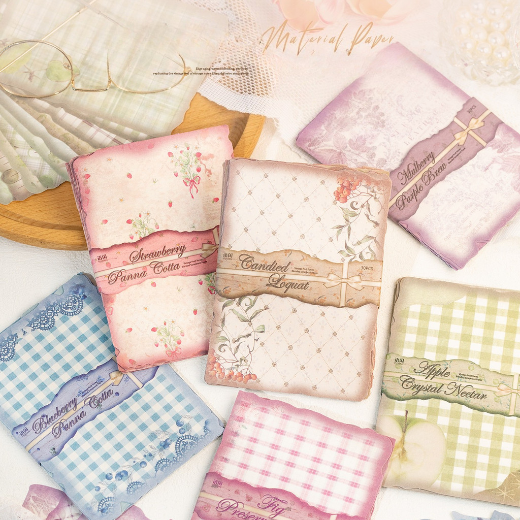 กระดาษสมุดภาพวินเทจ 30 แผ่น อุ - Vintage Collectible Cards บทวิจารณ์และราคา