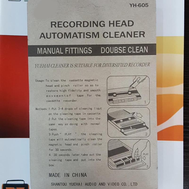 น้ำยาทำความสะอาดเทปใหม่ สำหรับ - Cassette Tape Head บทวิจารณ์และราคา