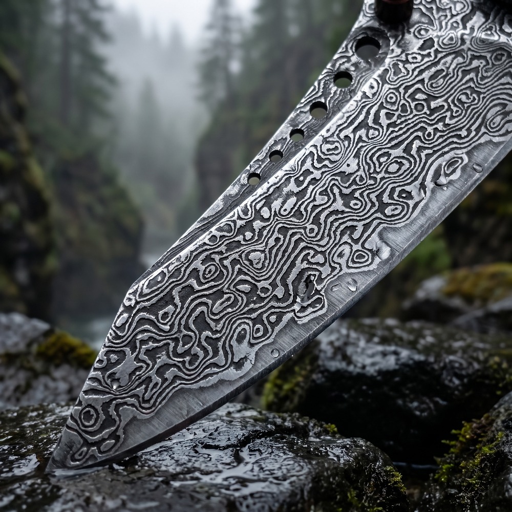 มีดพับลายดามัสกัส ความแข็งสูง  - Vintage Collectible Pocket Knives บทวิจารณ์และราคา