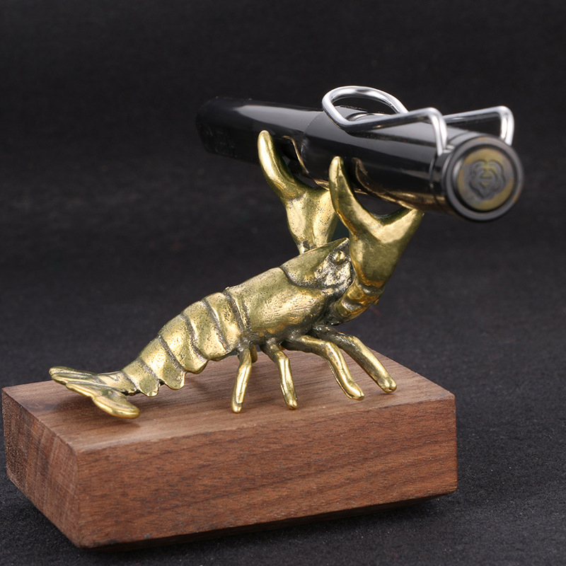 【F】ของตกแต่งรูปกุ้งก้ามกรามทอง - Vintage Collectible Pens บทวิจารณ์และราคา